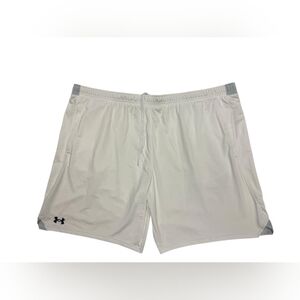 Under Armour NWT Athletic Shorts White/Grey Big & Tall Size 4XL